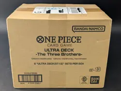 ONE PIECE: The Three Brothers Ultra Deck Box ST-13 CASE 6 Decks In A Sealed Case - Image 1