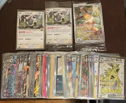 Pokemon Card Lot w Sealed Promos Ex Full Art (62 Cards Total) - Image 1