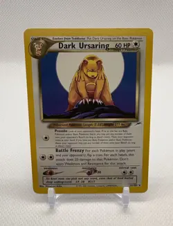 Pokemon Card - Dark Ursaring Neo Destiny 21/105 Rare NM - Image 1