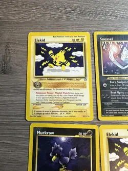 Pokemon Wotc Neo Genesis 6 Rare Vintage Card Collection Lot - Image 2