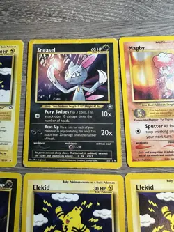 Pokemon Wotc Neo Genesis 6 Rare Vintage Card Collection Lot - Image 3