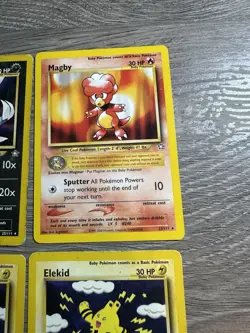 Pokemon Wotc Neo Genesis 6 Rare Vintage Card Collection Lot - Image 4