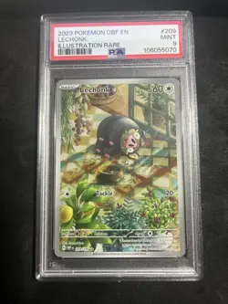 Pokemon TCG Lechonk Card 209/197 PSA 9 Scarlet Violet Obsidian Flames Mint - Image 1