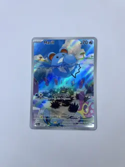 Pokemon TCG Marill Paldea Evolved Holo Card 204/193 Illustration Rare NM - Image 2