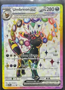 Umbreon ex SVP176 Sv: Scarlet & Violet Promo Cards Holo Pokemon TCG - Image 1