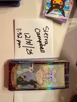 Eif Origins Pokemon The Lovers Tarot Card Umbreon Espeon SSP Non TCG - Image 1