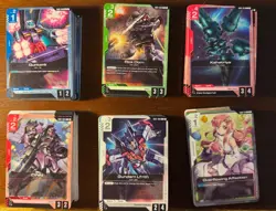 Gundam Card Game GD-01 Newtype Rising Common Uncommon lot complete playset - Image 1