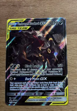 Pokemon TCG Umbreon & Darkrai GX SM241 Sun & Moon Promo Card NM Condition - Image 1