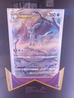 Glaceon VSTAR Crown Zenith: Galarian Gallery Holo Card GG40/GG70 NM Condition - Image 1