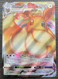 Eevee VMAX SWSH087 Pokemon TCG Sword & Shield Promo Cards Holo MINT NM - Image 1