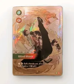 Riftbound Lee Sin Blind Monk (Overnumbered) NM Foil Origins - Image 1