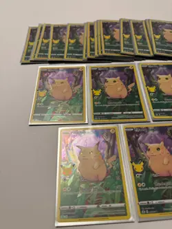 Pokemon 25th Anniversary Pokemon TCG Celebrations Pikachu Lot, 25 cards - Image 3