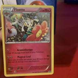 Floette XY Promo XY139 Near NM Cosmos Holo Rare Pokemon Tcg cards black star - Image 3