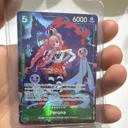 Bandai One Piece Perona OP14-033 Special Holo Character Card 6000 Power - Image 3