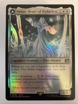 Venat, Heart of Hydaelyn [FINAL FANTASY] RARE FOIL MtG TCG Card # 0039 - Image 1