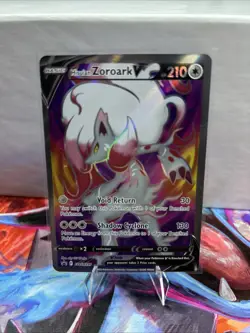 Hisuian Zoroark V SWSH297 SWSH: Sword & Shield Promo Cards Holo - Image 1