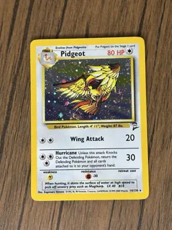 Pokemon TCG Base Set 2 Pidgeot Holo Rare Card - Image 1
