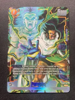 Paragus FB08-084 Alternate Art Saiyan's Pride Dragon Ball Card Fusion World - Image 1