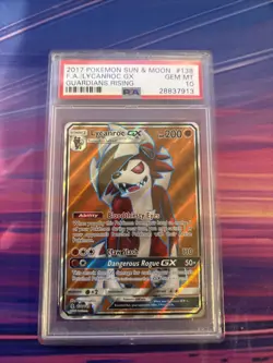 PSA 10 Pokemon 2017 S&M Guardians Rising Lycanroc GX Full Art Rare 138/145 Card - Image 1