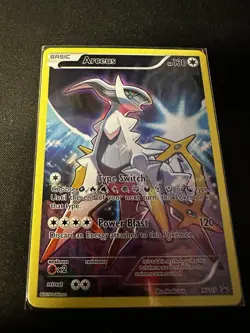 Pokemon TCG Arceus Full Art Holo Black Star Promo Card XY116 - Image 1