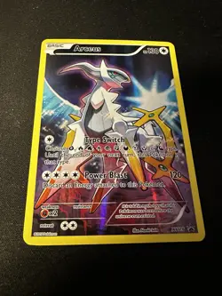 Pokemon TCG Arceus Full Art Holo Black Star Promo Card XY116 - Image 2