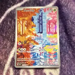 Pokemon Deerling SV05 Temporal Forces Illustration Rare Holo Full Art Card - Image 1