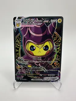 Dark Magician Pikachu VCOS 010/055 Pokemon Cosplay Card - Image 1