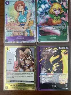One Piece TCG | 24 Card Lot | English | Holo - Image 5
