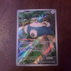 Pokemon Snorlax 151 Scarlet and Violet Promo Holo Card 051 NM - Image 1