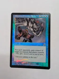 MTG FOIL Blatant Thievery - Onslaught #71 LP - Image 1