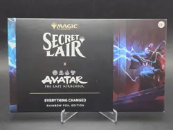 MTG Secret Lair Avatar: The Last Airbender Everything Changed Rainbow Foil - Image 1