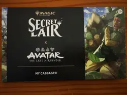 MTG Secret Lair x Avatar The Last Airbender My Cabbages! Rainbow NON FOIL SEALED - Image 1
