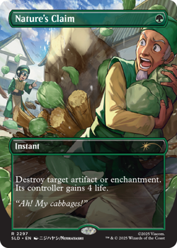 MTG Secret Lair x Avatar The Last Airbender My Cabbages! Rainbow NON FOIL SEALED - Image 4