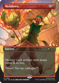 MTG Secret Lair x Avatar The Last Airbender My Cabbages! Rainbow NON FOIL SEALED - Image 5