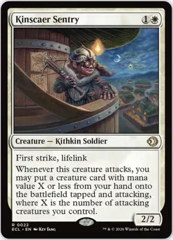 Magic: The Gathering Kinscaer Sentry Lorwyn Eclipsed #22 - Image 1