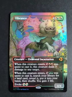 Vibrance (Borderless Foil) Mythic MTG Lorwyn Eclipsed - Image 1