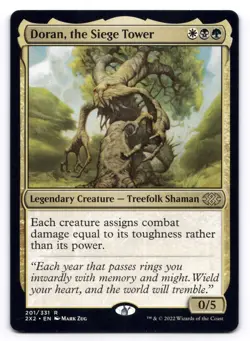 Doran, the Siege Tower LP Double Masters 2022 201/331 MTG Regular - Image 1