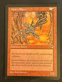 1x Heart Sliver Tempest LP MTG Magic the Gathering x1 MKE - Image 1