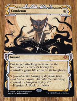 MTG Foundations, Condemn - Special Guest Borderless - Image 1
