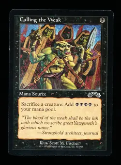 * * 1x Culling the Weak x1 * * Exodus MTG Close to NM Near Mint - Image 1