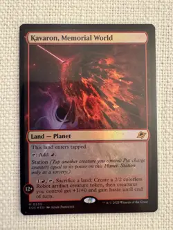 Kavaron, Memorial World Foil M0255 Edge of Eternities MTG Magic the Gathering NM - Image 1