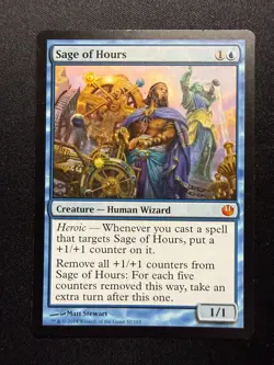 Sage of Hours - LP - Journey into Nyx MtG - Image 1