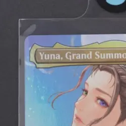 2025 MAGIC: THE GATHERING FINAL FANTASY #001 YUNA, GRAND SUMMONER FOIL PROMO - Image 3
