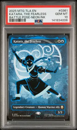 2025 MTG AVATAR: THE LAST AIRBENDER #0361 KATARA, THE FEARLESS PSA 10 - Image 1