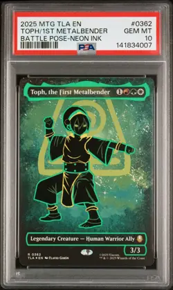 2025 MTG AVATAR: THE LAST AIRBENDER #0362 TOPH, THE FIRST METALBENDER PSA 10 - Image 1
