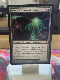 Wizards Omnath, Locus of Mana Worldwake Mythic Green Legendary Creature Regular - Image 1