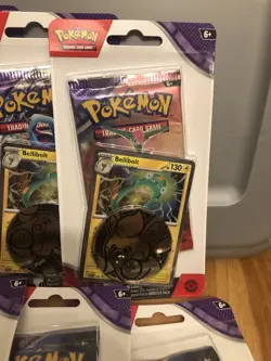 Pokemon Scarlet & Violet Temporal Forces Blister Pack w/promo - 8 Pack Lot - Image 2