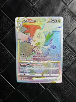 Shaymin VSTAR 173/172 Secret Rare Rainbow Pokemon Brilliant Stars NM - Image 4
