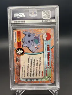 RARE POP 2! 2000 SPARKLE NIDORAN #29 PSA 6 MINT POKEMON TOPPS SERIES 1 - Image 2