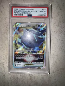 Pokemon TCG Origin Forme Dialga VSTAR Astral Radiance 114 PSA 10 GEM - Image 1